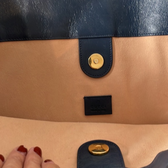 Gucci AUTHENTIC Rajah Large Leather Tote Bag with detachable mini bag - Picture 16 of 17